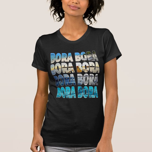 Bora Bora T-tröja T Shirt (Framsida)