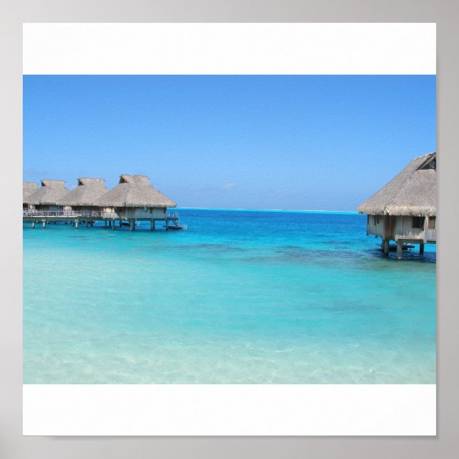 Bora Bora, Tahiti Poster (Framsidan)