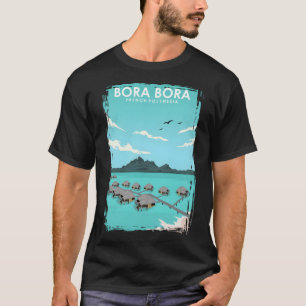 Bora Bora Travel Poster T Shirt