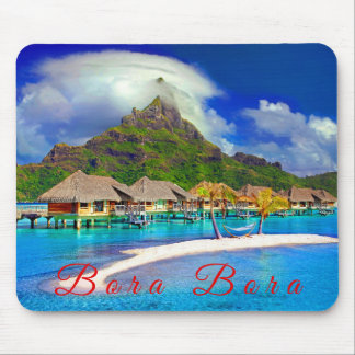 Bora Bora tropisk ö Musmatta