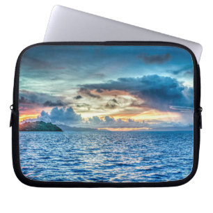Bora Bora - vacker solnedgång Laptop Fodral