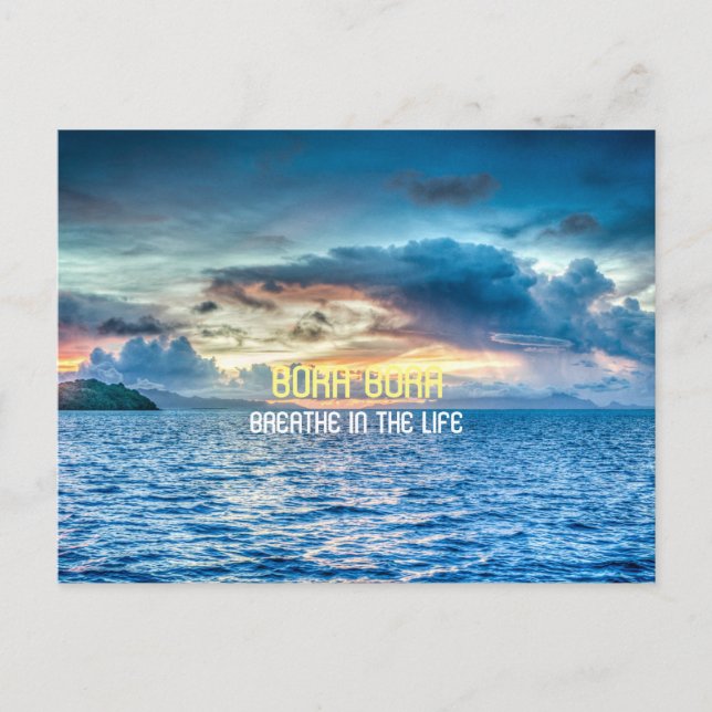 BORA BORA VYKORT (Framsida)