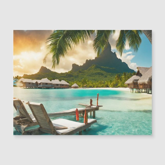 Bora Bora vykort (Bora Bora d) (Framsida)