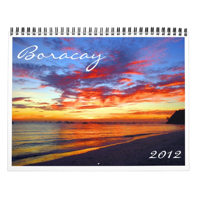 boracay 2012 kalender (Omslag)