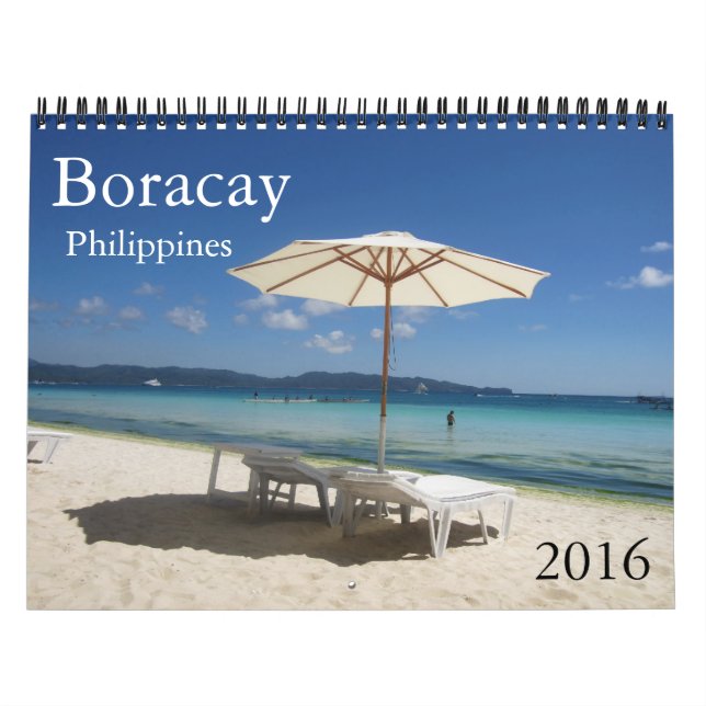 boracay 2016 kalender (Omslag)
