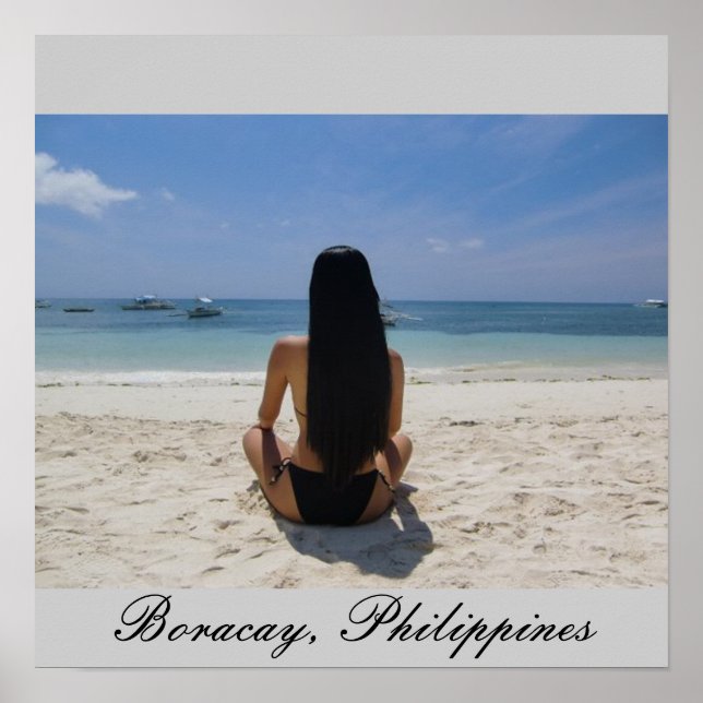 Boracay Beach Poster (Framsidan)
