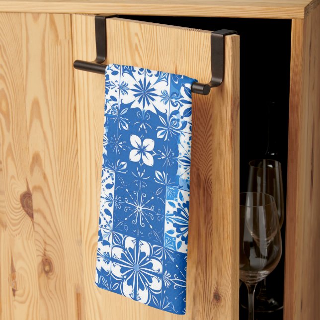 Boracay Blue Kitchen Towels Kökshandduk (Thirds Fold)