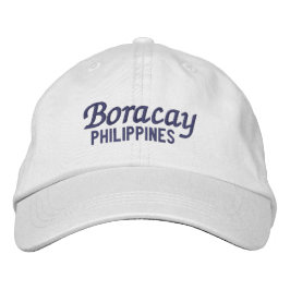 Boracay Filippinerna Embroized Hat Broderad Keps
