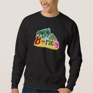 Boracay Filippinerna souvenir för män kvinnor Lång Ärmad Tröja