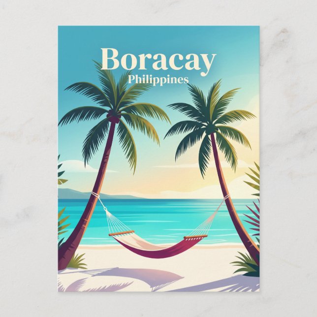 Boracay Filippinerna Vykort (Framsida)