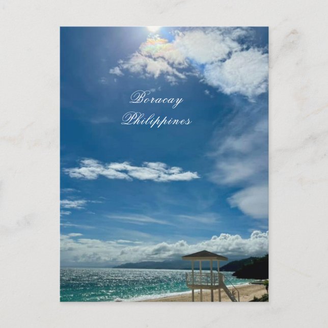 Boracay Filippinerna Vykort (Framsida)