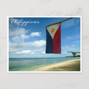 boracay flagga vykort
