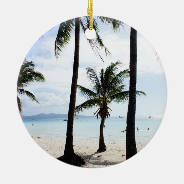 Boracay Philippines Julgransprydnad Keramik (Baksidan)
