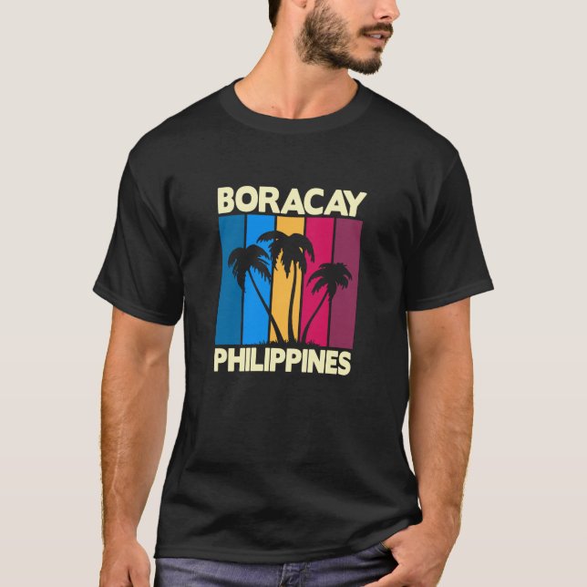 Boracay Philippines T Shirt (Framsida)