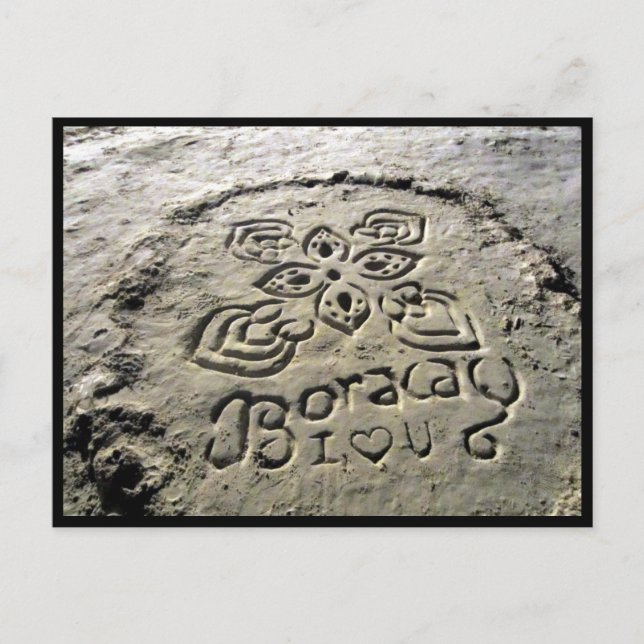 boracay-sand vykort (Framsida)