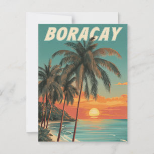 Boracay vintage vykort