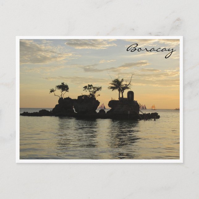 Boracay willys sten vykort (Framsida)