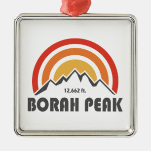 Borah Peak Julgransprydnad Metall