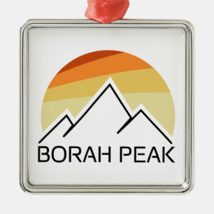 Borah Peak Retro Julgransprydnad Metall