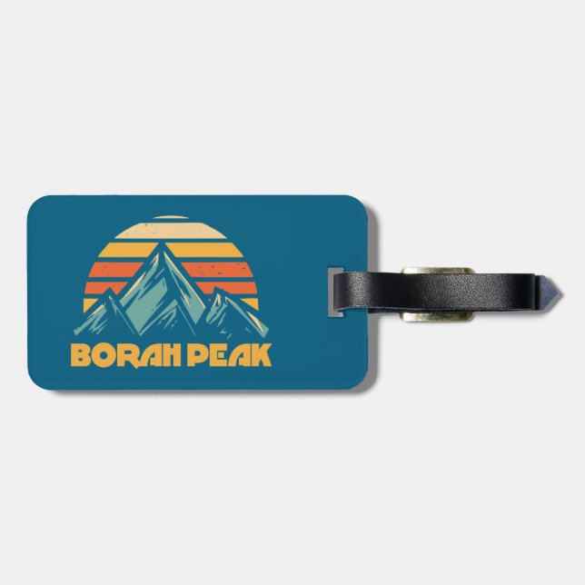Borah Peak Retro Turkos Bagagebricka (Baksida Vågrät)