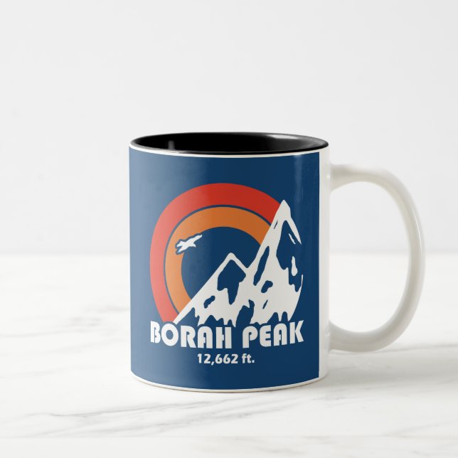 Borah Peak Sun Eagle Två-Tonad Mugg (Höger)