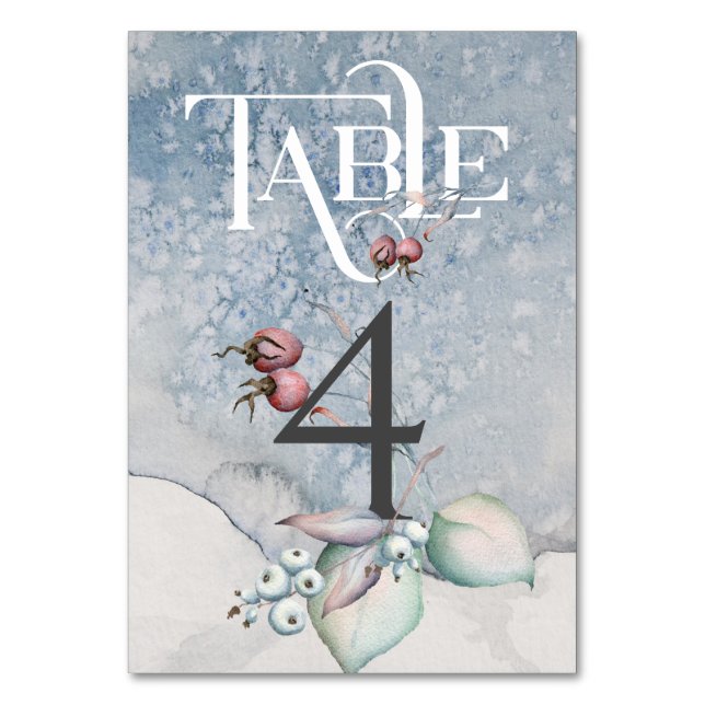 Bord #4 bordsnummer (Framsidan)