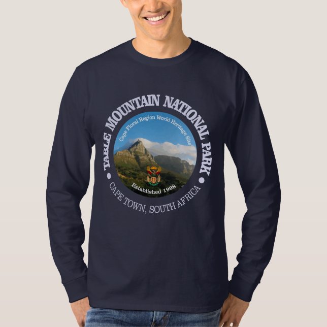 Bord bergsnationalpark t shirt (Framsida)