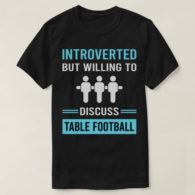 Bord Foosball T Shirt (Design framsida)