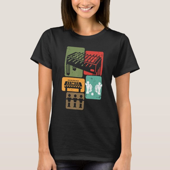 Bord Fotbollsspelare i fotboll T Shirt (Framsida)