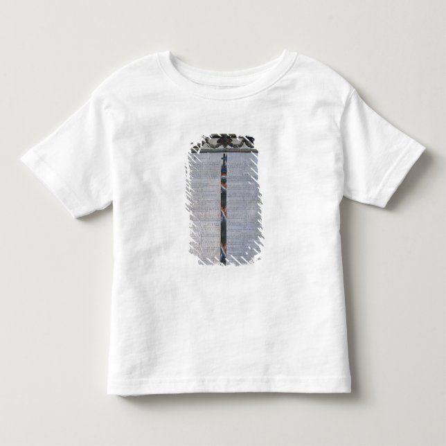 Bord i deklarationen från Högerna Man T-shirt (Framsida)