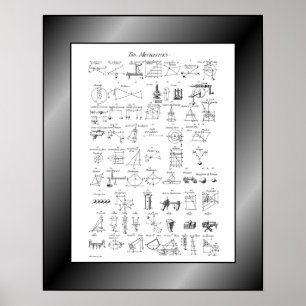 Bord i Mechanicks~Cyclopaedia~Ephraim Chambers~ Poster
