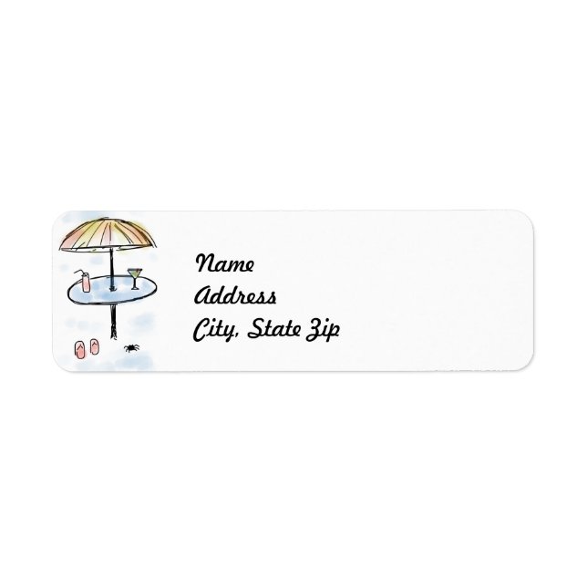 Bord i två Returetiketter Returadress Etikett (Framsidan)