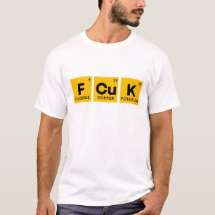Bord & JAG för FCUK GER det periodiska INTE en T Shirt
