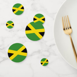 Bord konetti med flagga av Jamaica