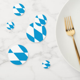 Bord konetti med flagga Bayern