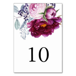 Bord-kort Bordsnummer