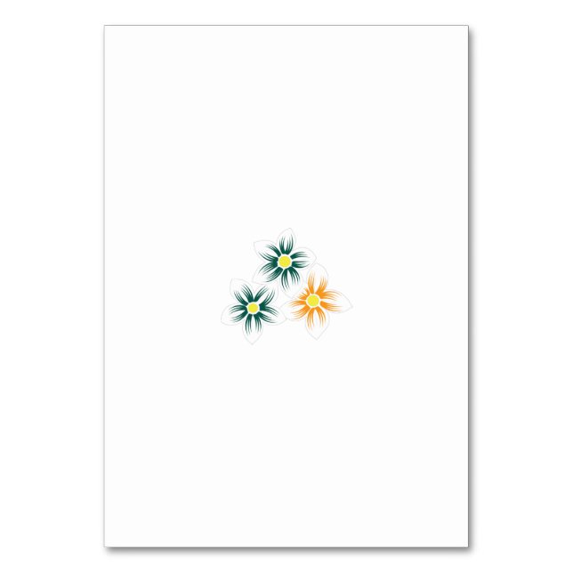 Bord-kort Bordsnummer (Framsidan)