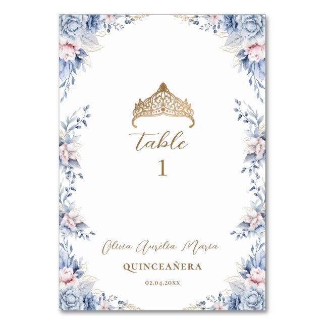 Bord-kort Bordsnummer (Framsidan)