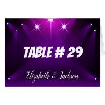 Bord-kort nr 29 - I potlight Bröllop/Party