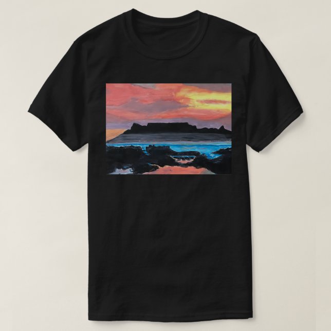 Bord Mountain Premium TShirt T Shirt (Design framsida)