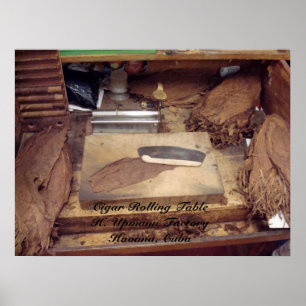 Bord och Verktyg, Cigar Rolling TableH. Upmann F.. Poster