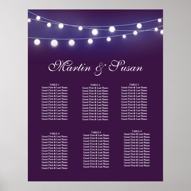 BORD PLANNER:s sittande magenta Poster (Framsidan)