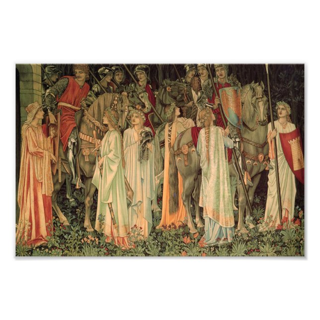 Bord-rundans medeltida kvällar fototryck (Framsidan)