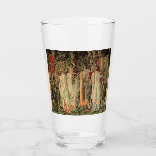 Bord-rundans medeltida kvällar glaskopp (Framsida)