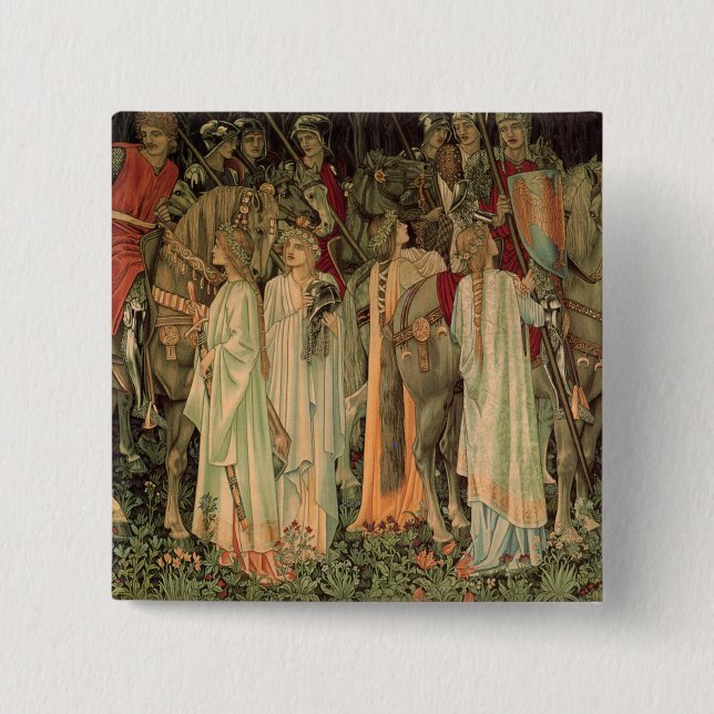 Bord-rundans medeltida kvällar knapp (Framsida)