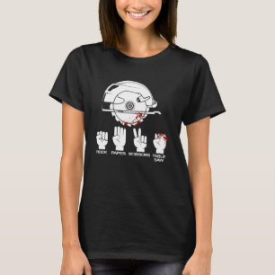 Bord Saw Carpenter och Wood Worker T Shirt