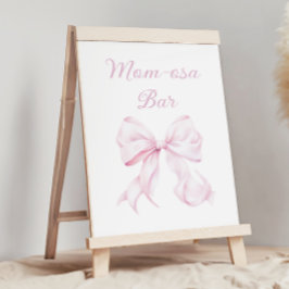 Bord-skylt för babyskor i mamma-osa Pub Poster