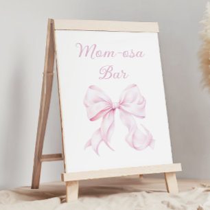 Bord-skylt för babyskor i mamma-osa Pub Poster