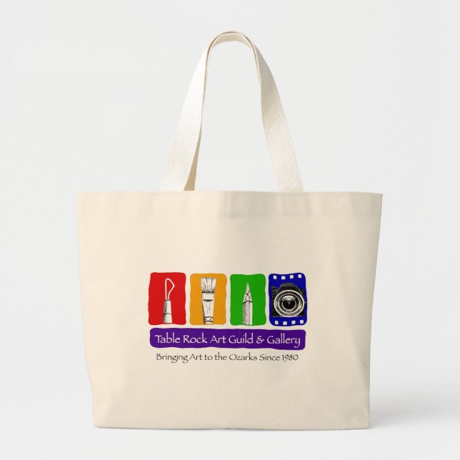 Bord Sten Art Guild Tote Bag Jumbo Tygkasse (Framsidan)
