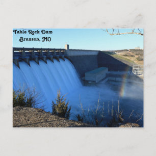 Bord Sten Dam w. Regnbåge Vykort